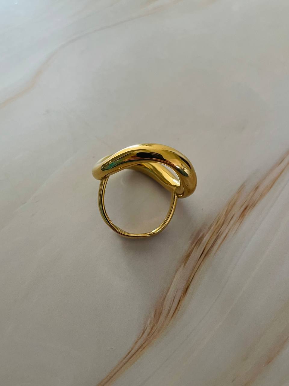Anello onda sottile