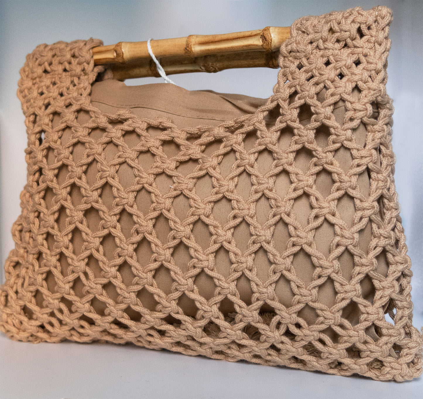 Borsa a mano con ricami