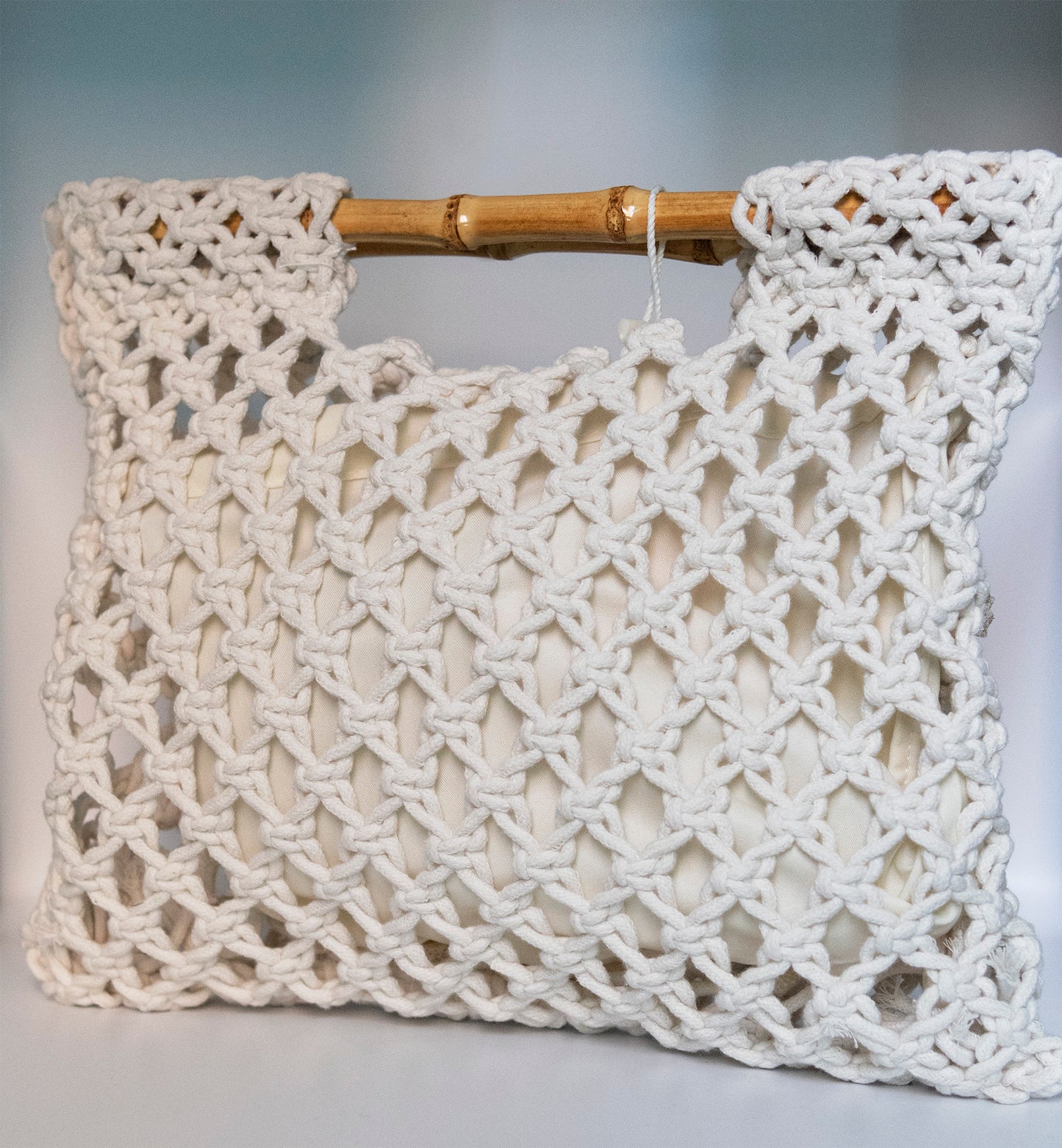 Borsa a mano con ricami