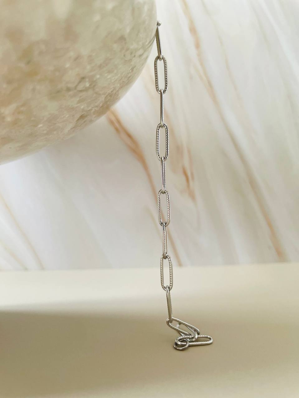 Collana catena con nodo