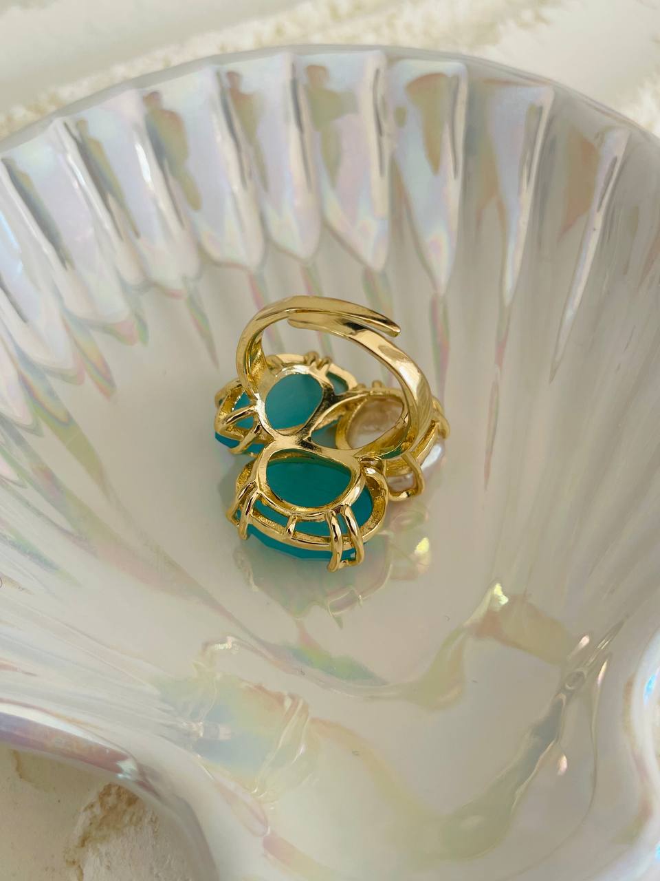Anello perla