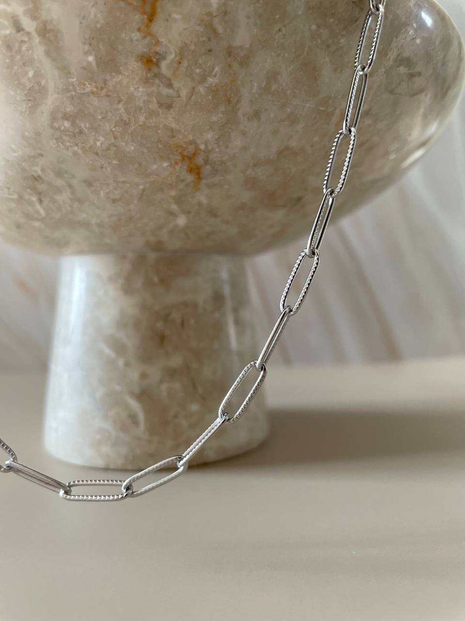 Collana catena con nodo