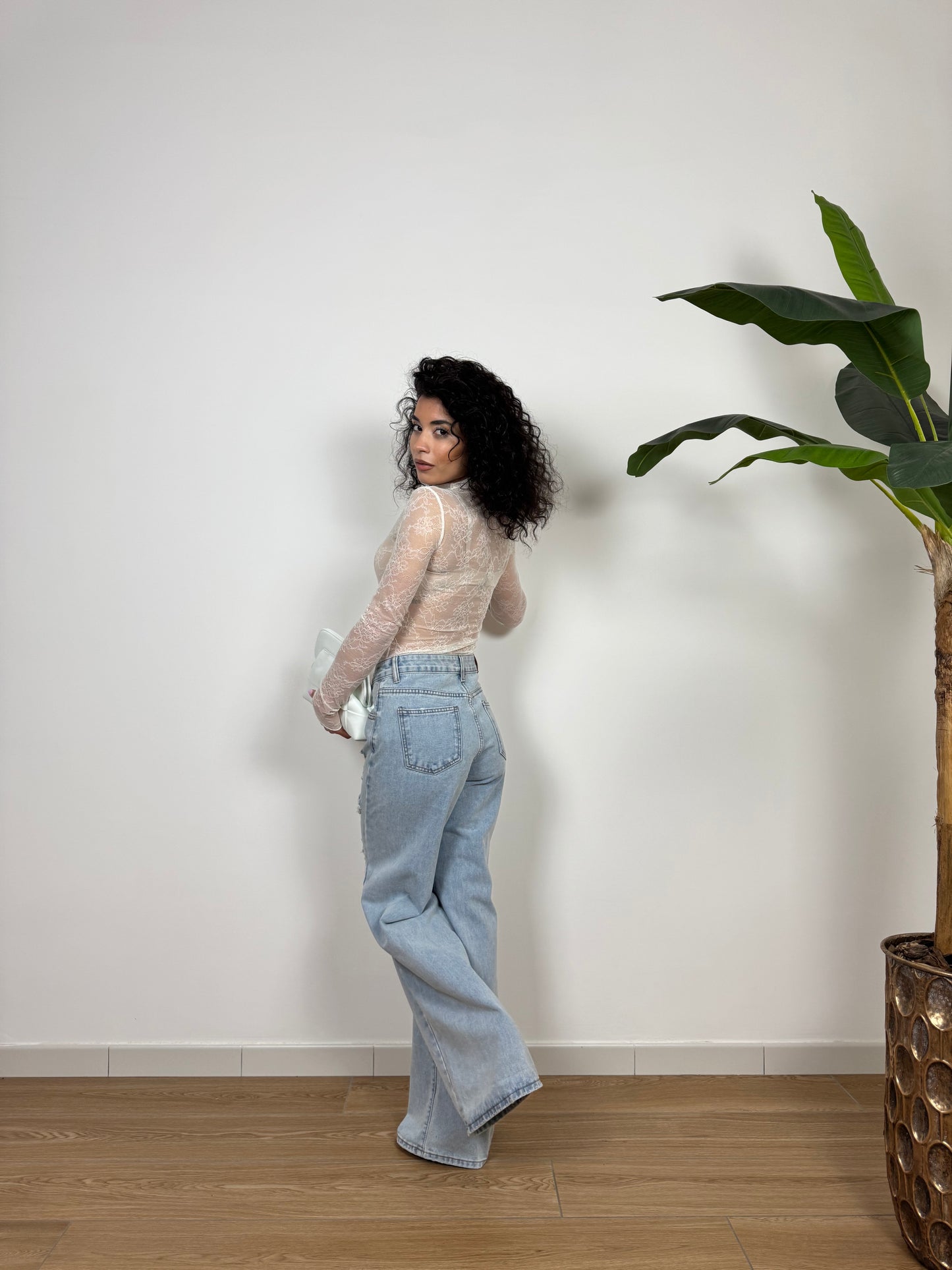 Jeans pizzo
