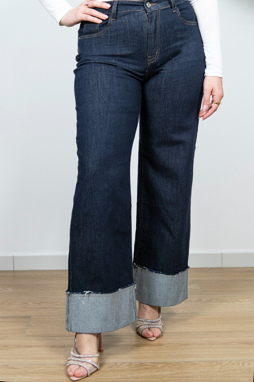 Jeans piegone palazzo
