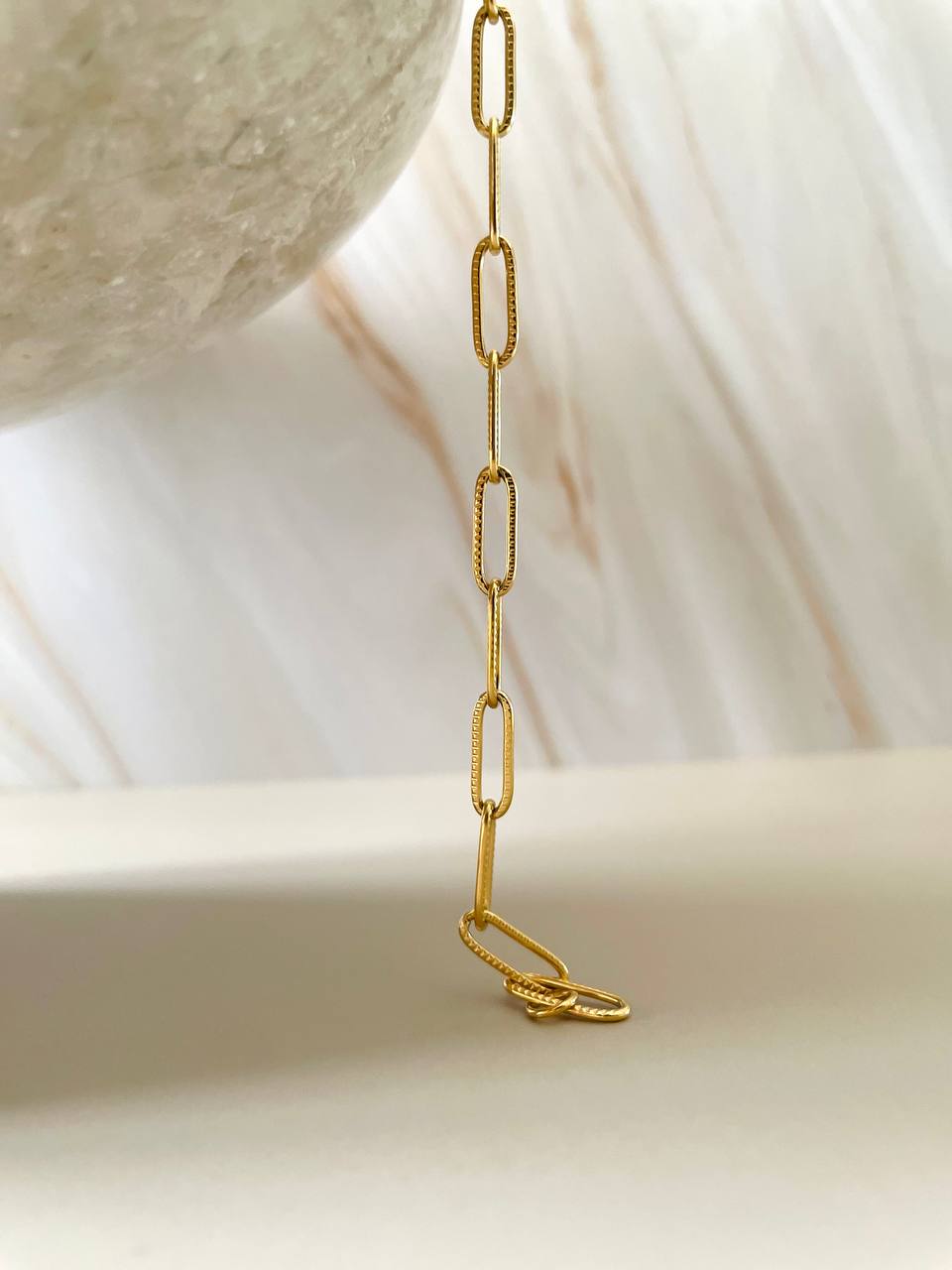 Collana catena con nodo