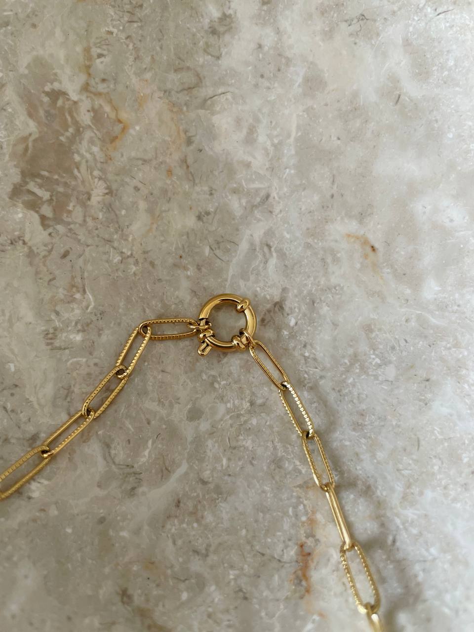Collana catena con nodo