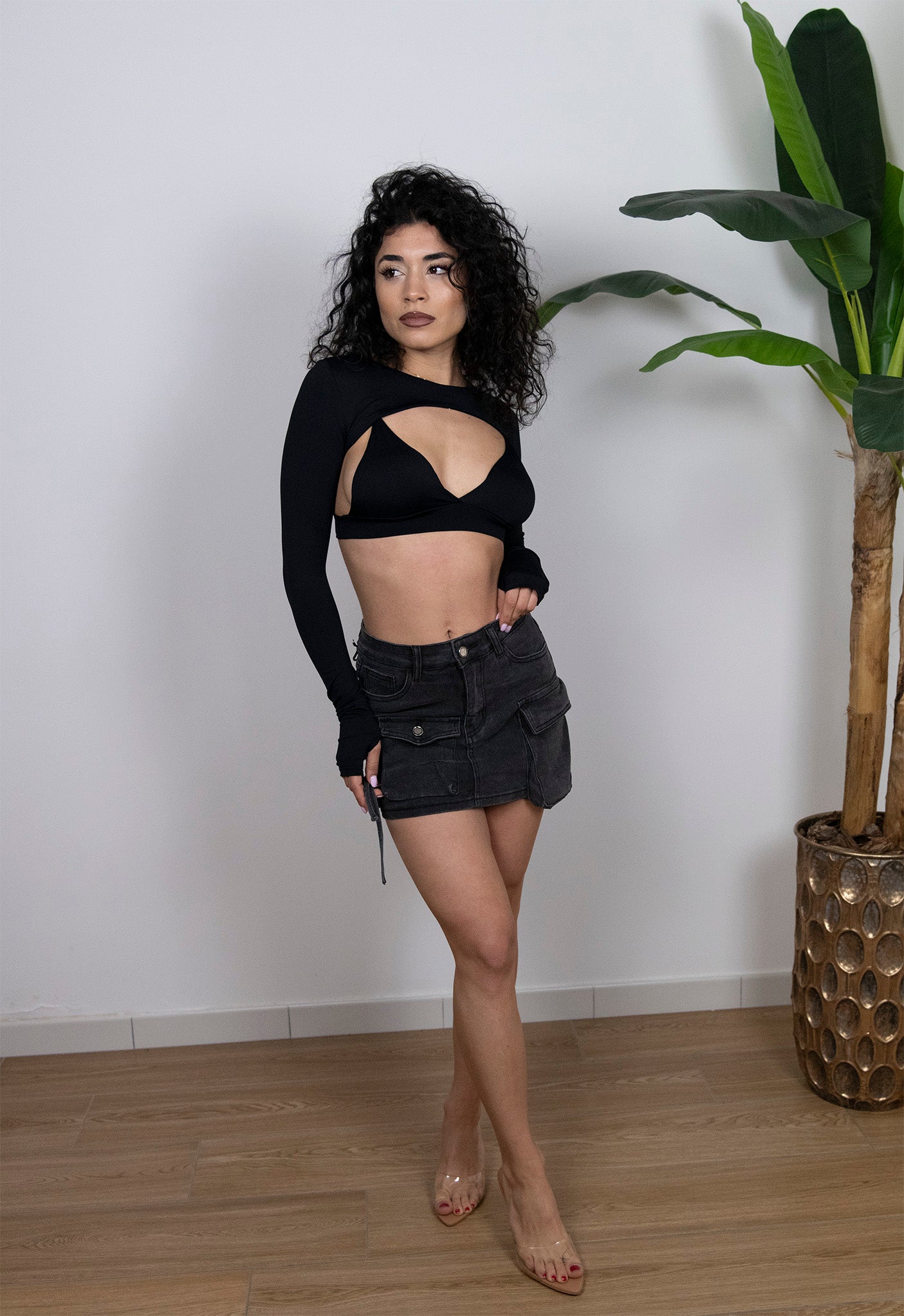 Crop top coprispalla