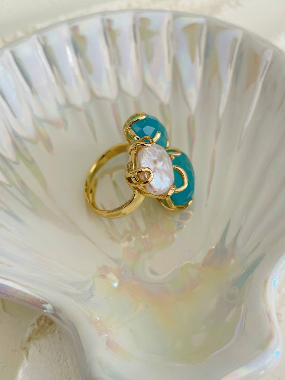 Anello perla