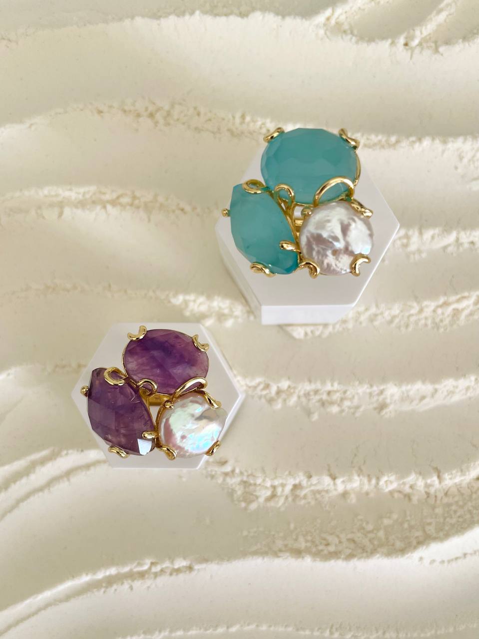 Anello perla