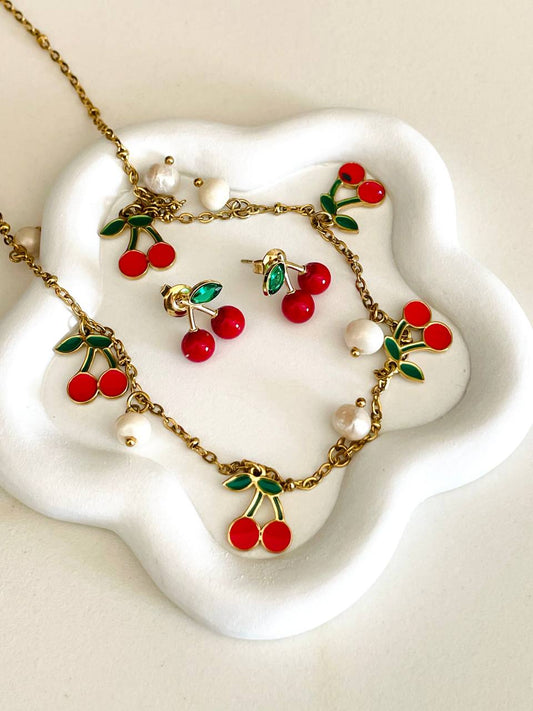 Collana Ciliegie