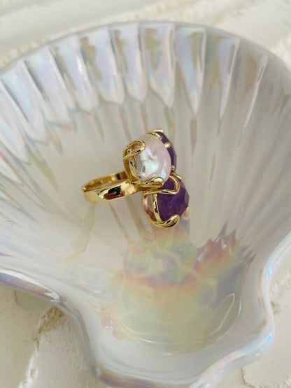 Anello perla
