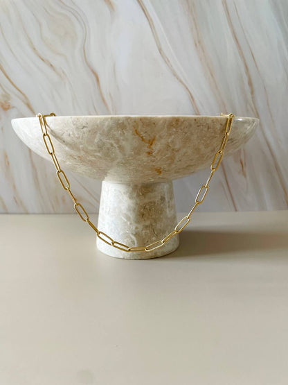 Collana catena con nodo