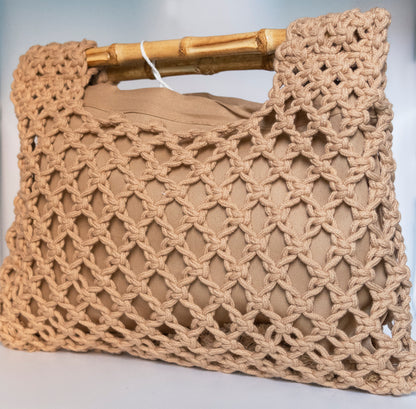 Borsa a mano con ricami