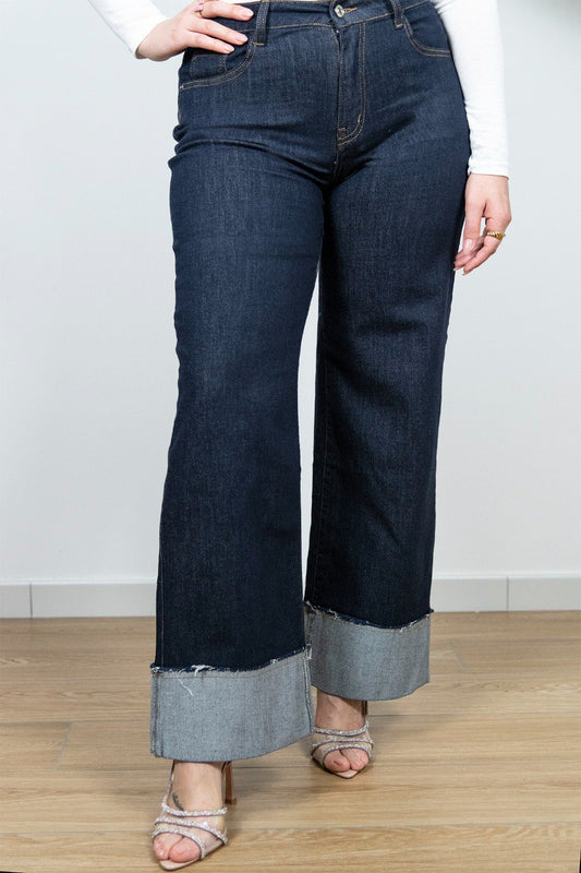 Jeans piegone palazzo