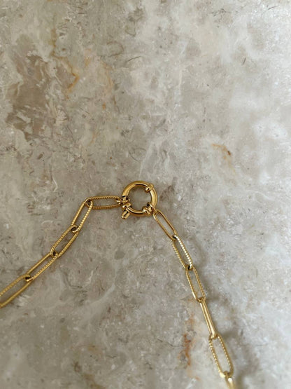 Collana catena con nodo