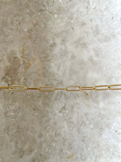 Collana catena con nodo